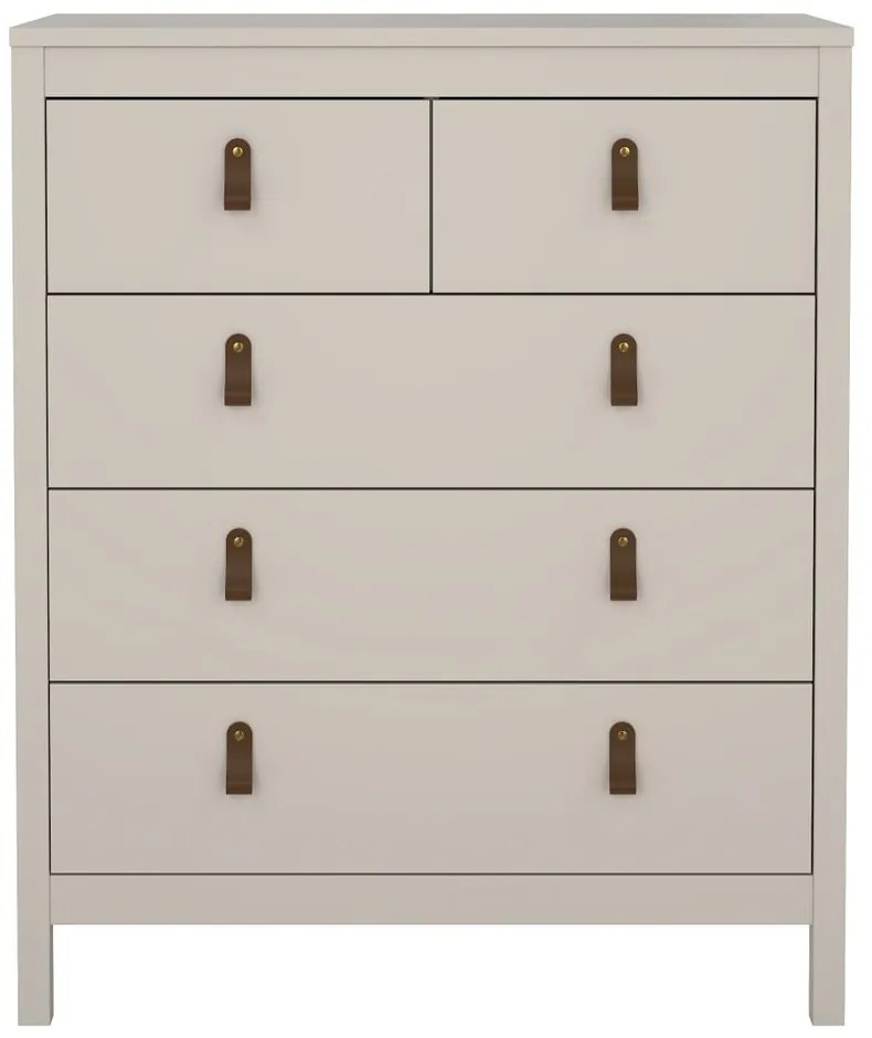 Сиво-бежов скрин 82x99x38 cm Madrid – Tvilum