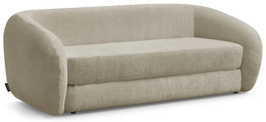 Светлокафяв шенилов сгъваем диван 228 cm Neyo – Bobochic Paris