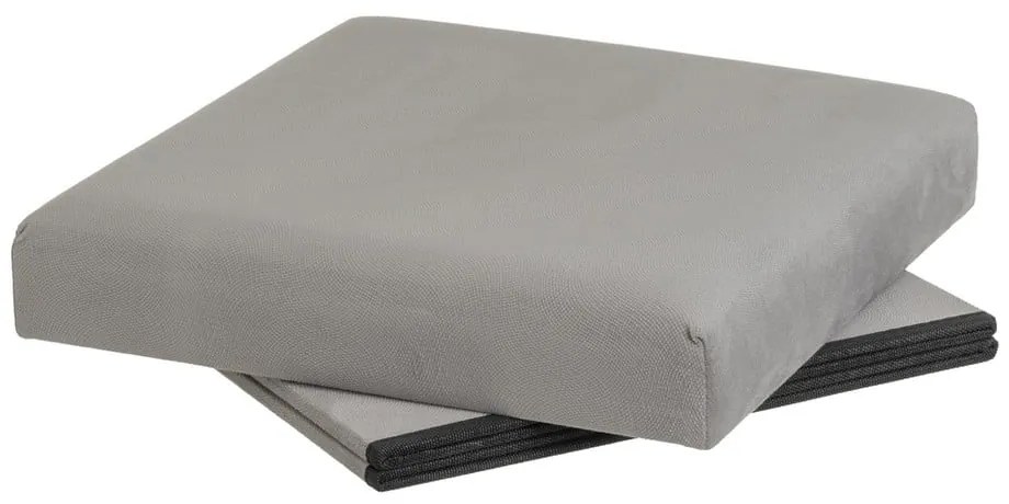 Светлосива кадифена табуретка Estela – Casa Selección