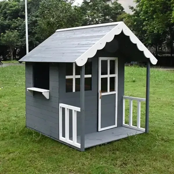 Дървена Детска Къща GINGER HOME, 139x143.5x149 см