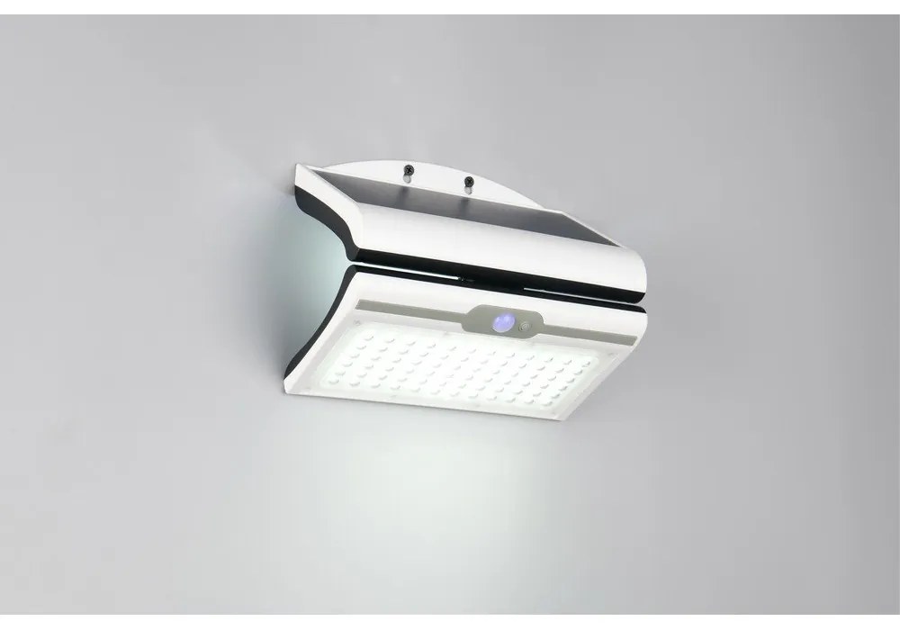 LED стенно външно осветително тяло със соларен панел (височина 18,5 cm) Macapa – Reality