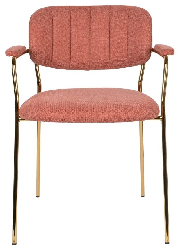 Розови трапезни столове в комплект от 2 Jolien - White Label