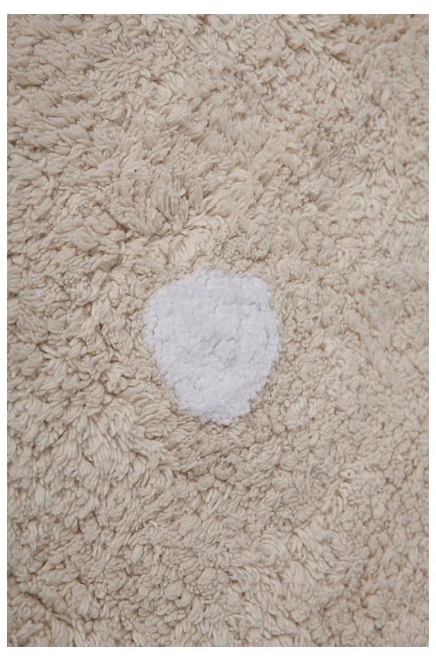 Бежов ръчно изработен памучен детски килим подходящ за пране 120x160 cm Biscuit Beige – Lorena Canals