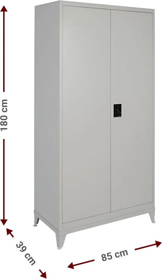 Метален гардероб Damian 2D Shelf