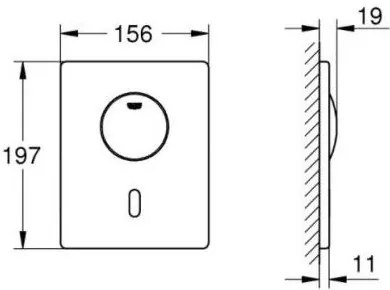 Промивна плоча Grohe Tectron SkateII -Anoxeidotoatsali