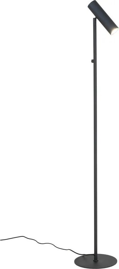 Черна подова лампа (височина 150 cm) Paris – House Nordic