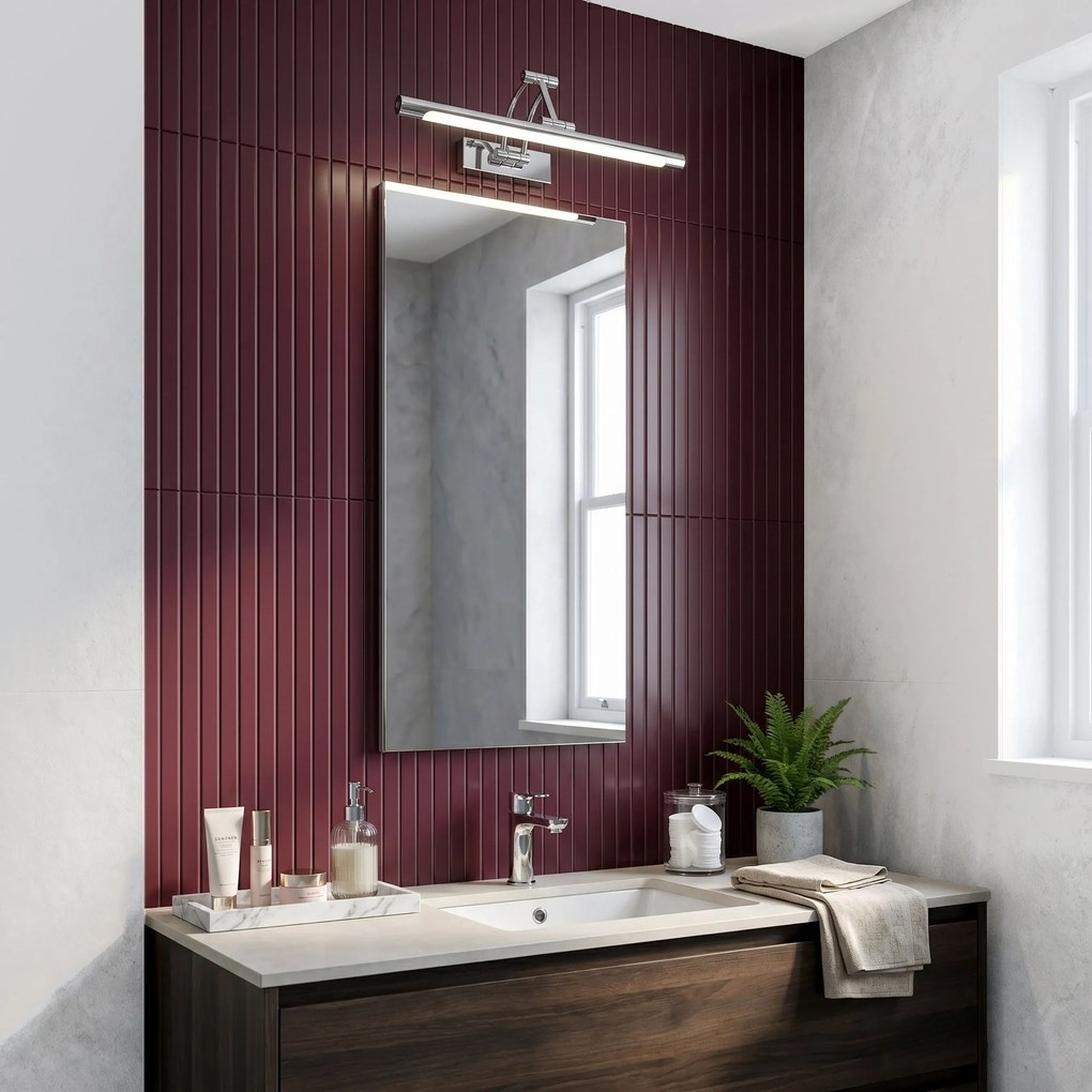 Stenen LED aplik za banya SWE016-1W 42cm Chrome