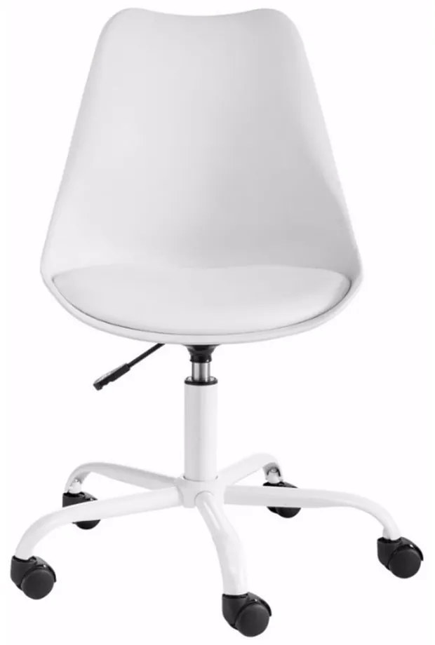 Бял регулируем офис стол Dan - Støraa