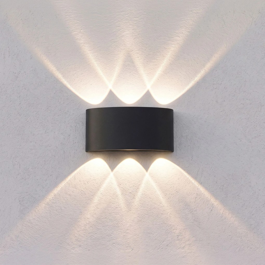 Фасадна лампа Аплик LED JNH040-6G Black