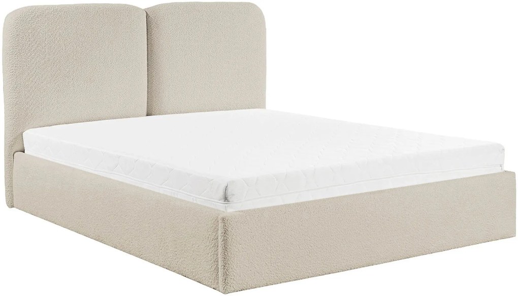 Облегнато легло Heaven-Екрю-180 x 200