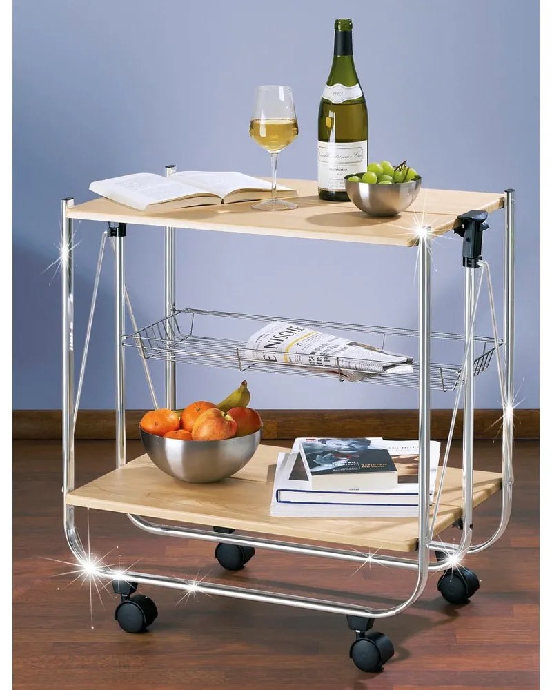 Маса за сервиране на колела 40,5x68 cm Dinett - Wenko