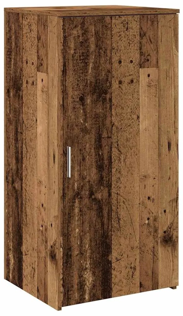 859049 vidaXL Шкаф за съхранение, Старо дърво, 50x45x103,5cm, инженерно дърво