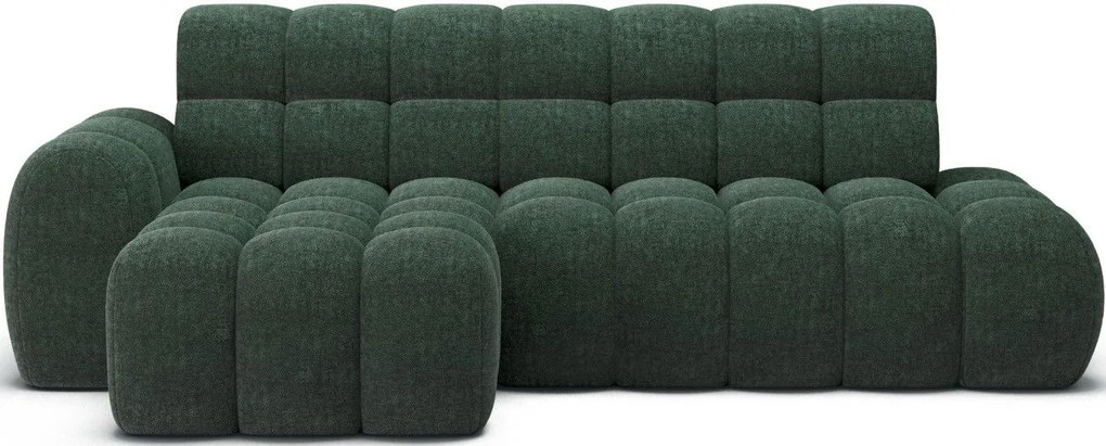 Ъглов диван Нерида-зелен-ляв