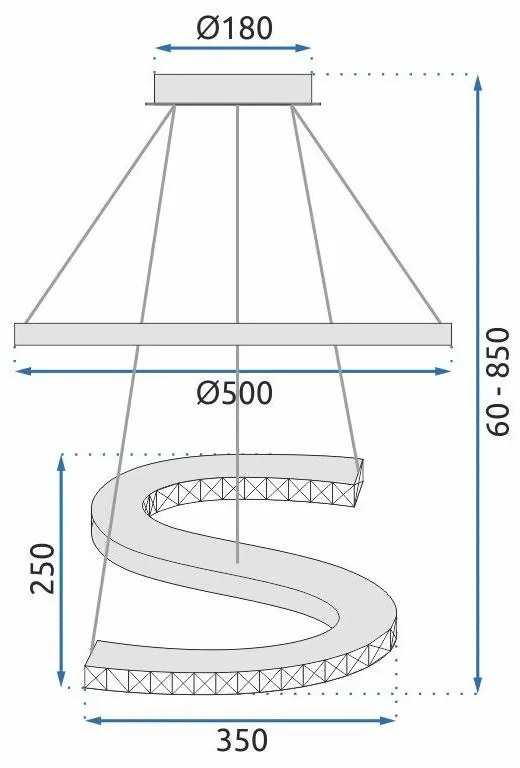 Пендед LED APP773-2CP