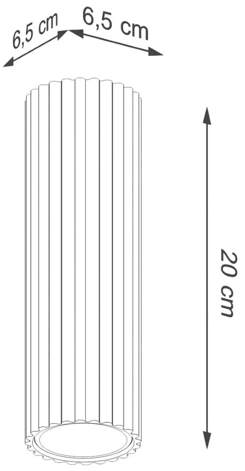 Черен прожектор Gleam – Sollux