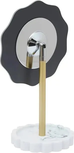 Огледало за баня 5five Marby, 16.2x12.2x16.5 cm, Бяло