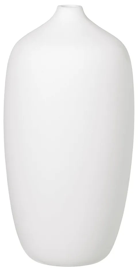 Бяла керамична ваза, височина 25 cm - Blomus