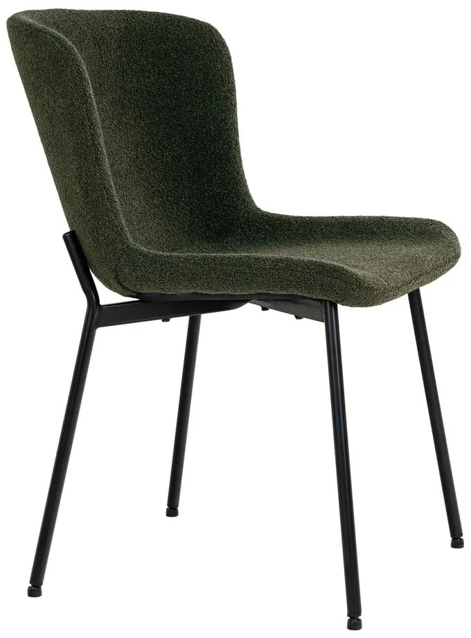 Тъмнозелени трапезни столове в комплект от 2 броя Maceda - House Nordic