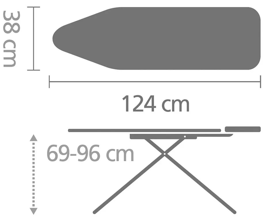 Дъска за гладене Denim Grey B – Brabantia