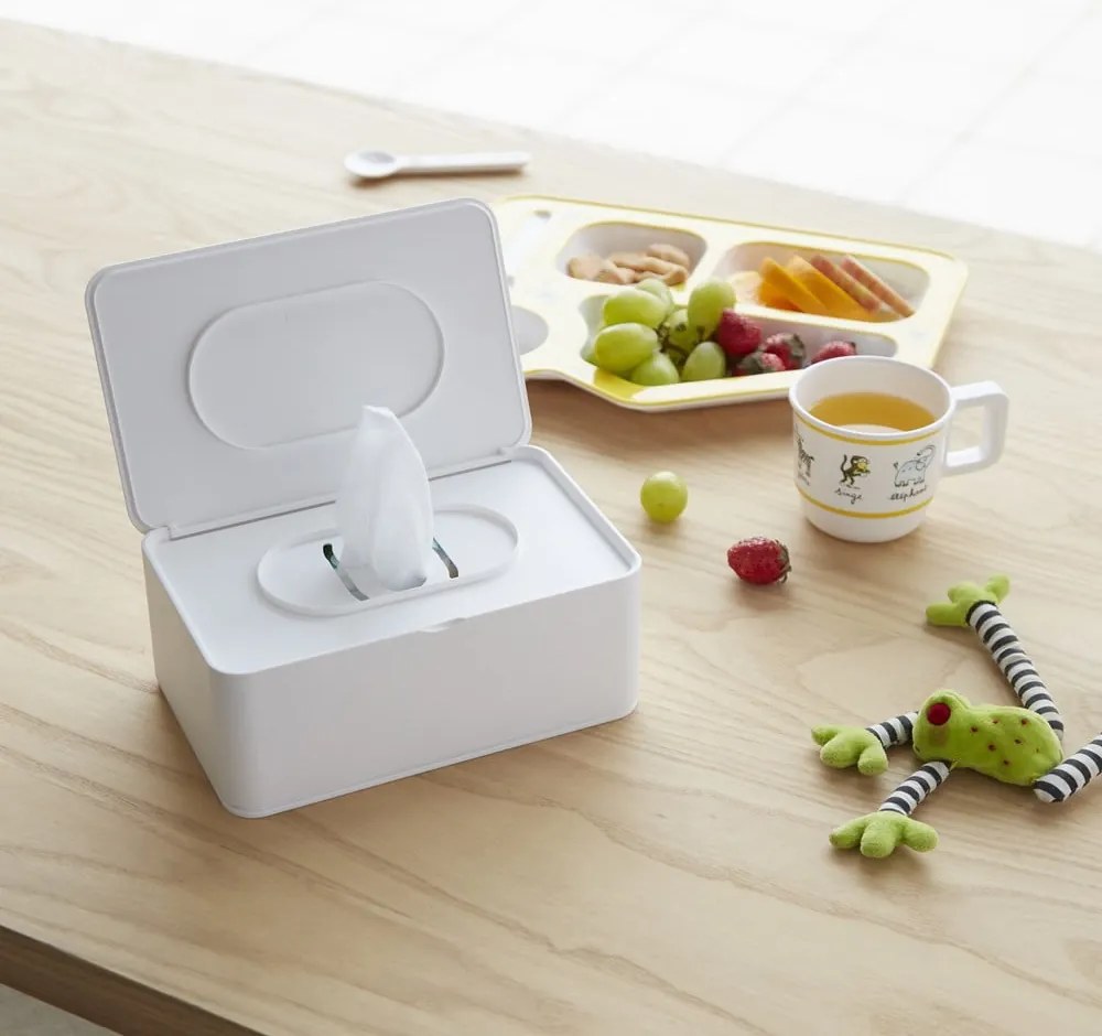 Бяла кутия за мокри кърпички Smart - YAMAZAKI