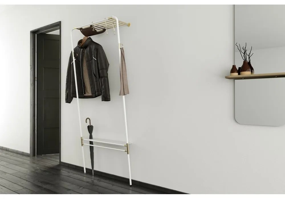 Комплект за коридор от бял метал Lean On Me - UMAGE