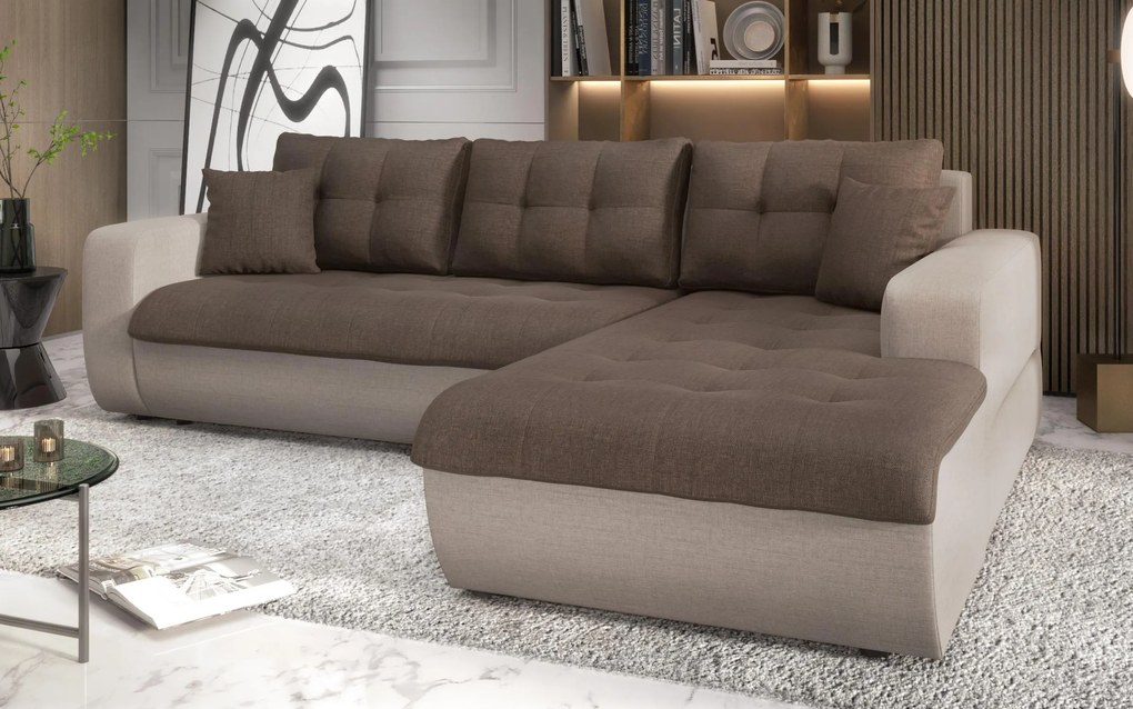 Разтегателен ъглов диван Дарвин