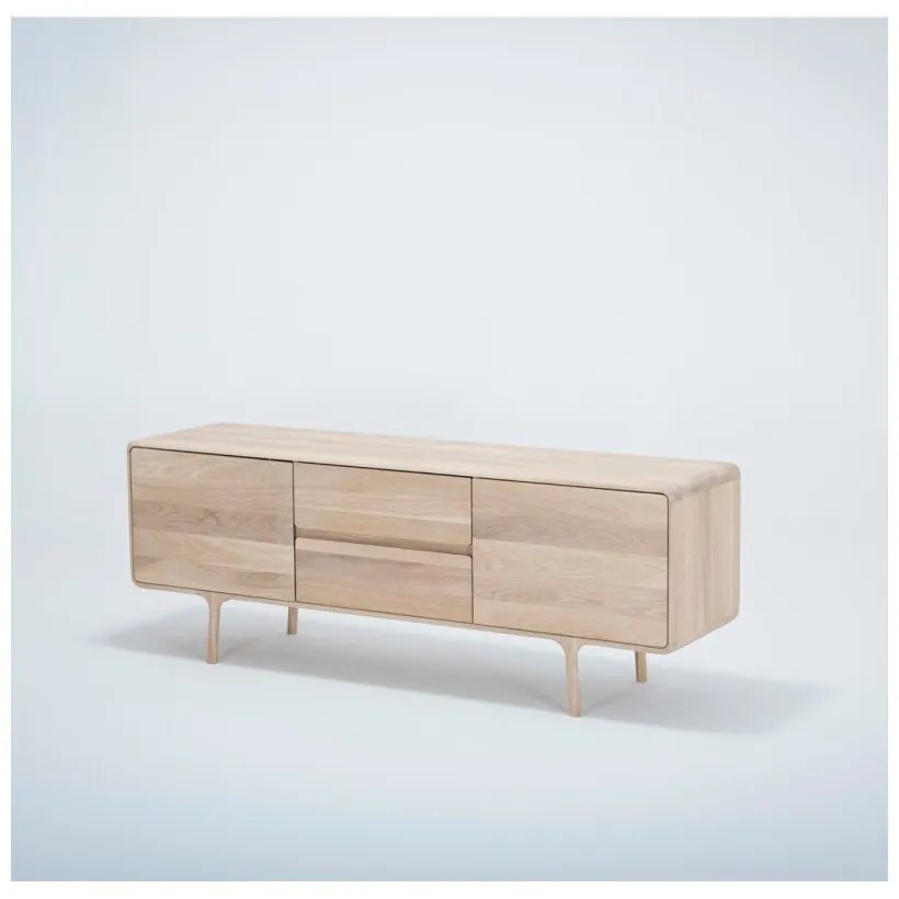 ТВ скрин от масивна дъбова дървесина Fawn - Gazzda