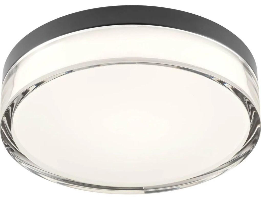 Redo 01-3735 - LED Плафониера FRISBI LED/12W/230V 3000/4000K IP44 черен