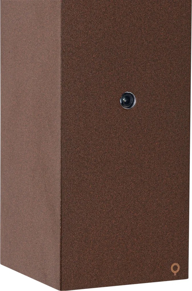 Аплик ръждивокафяв 2-светлинен GU10 AR70 IP44 със сензор светло-тъмно - Baleno