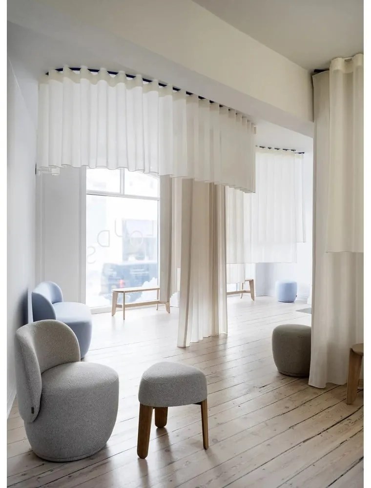 Сив диван от плат букле 137,5 cm KUON - Blomus