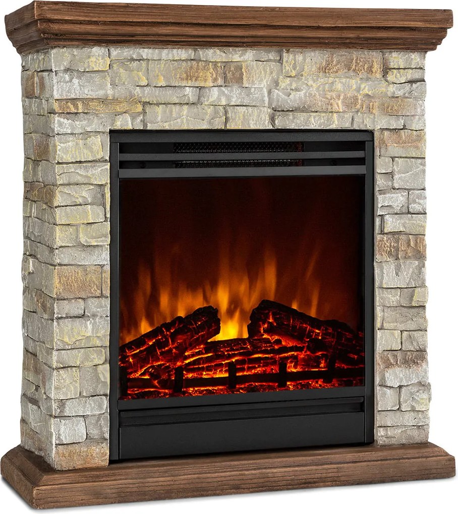 Klarstein Etna Електрическа камина 1800W Седмичен таймер Дистанционно управление LED