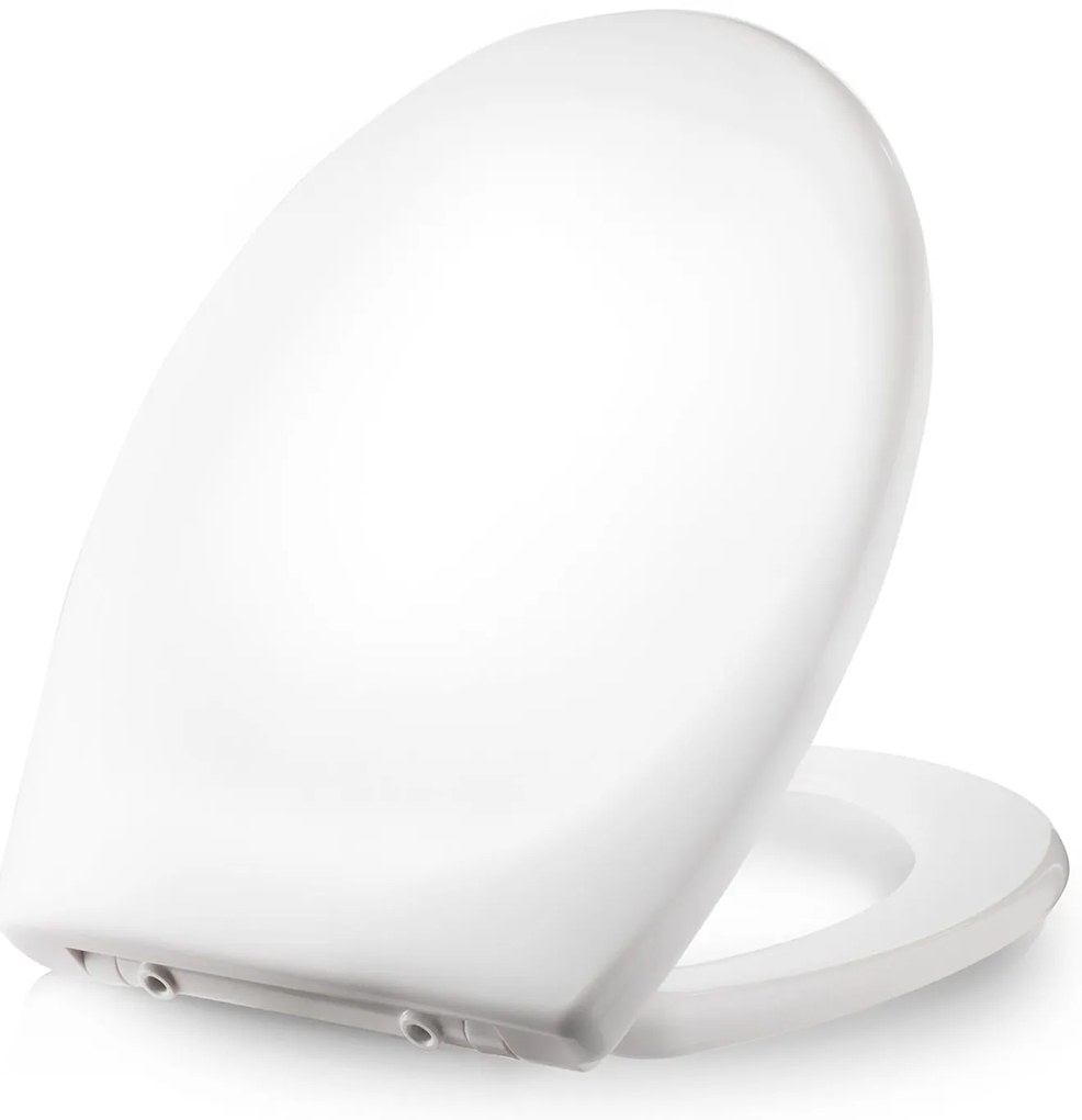 Blumfeldt Kaiana, тоалетна седалка, О-образна форма, автоматично сгъване, антибактериална, бяла