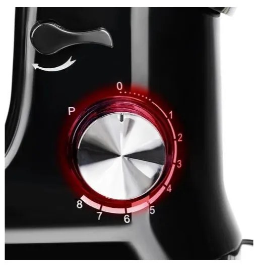 Планетарен миксер Ruhhy RH-16746, 1700W, 4.5 литра, 8 скорости + Пулс, 3 приставки, ПОДАРЪК - Пош и 24 шприца