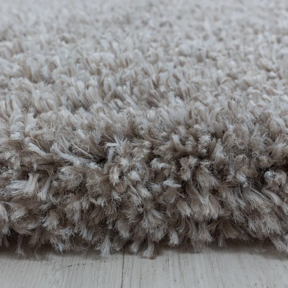 Светлокафява пътека 80x250 cm Fluffy – Ayyildiz Carpets