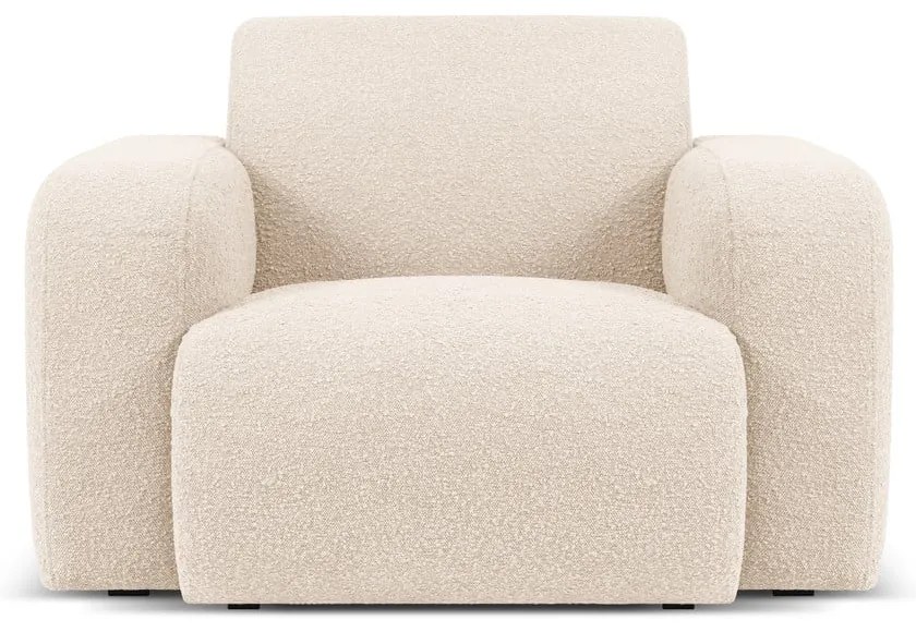 Бежов фотьойл от плат букле Molino - Micadoni Home