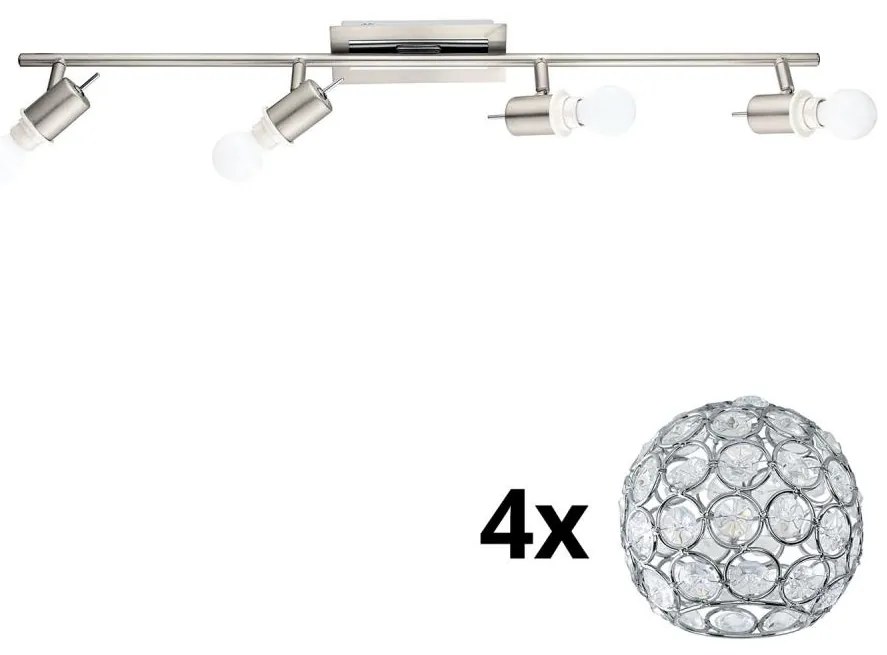 Eglo - LED точково осветително тяло MY CHOICE 4xE14/4W/230V хром