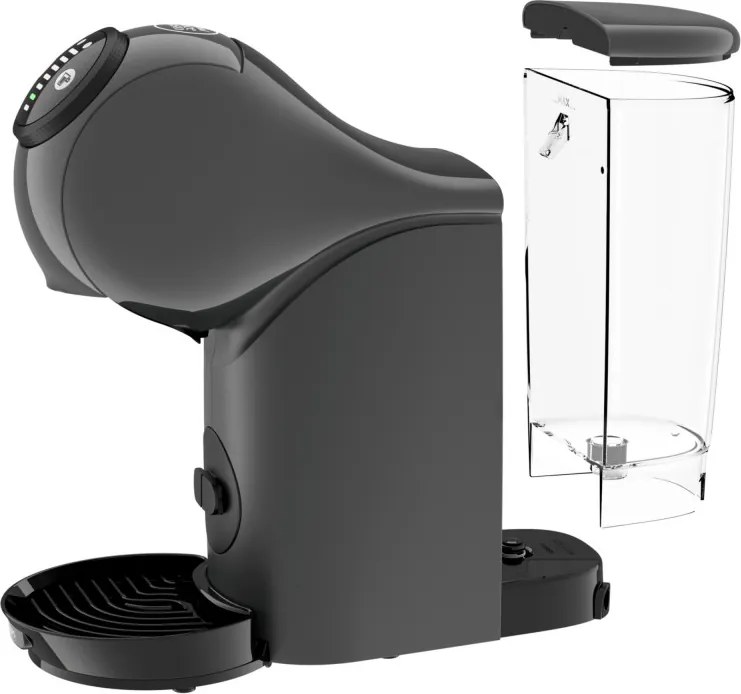 Еспресо машина Krups KP243B10 NDG GENIO S ANTHRACITE, 1500W, 15 bar, 0.8 л, Работа с NESCAFÉ® Dolce Gusto® капсули, LED, XL функция, Сив/антрацит
