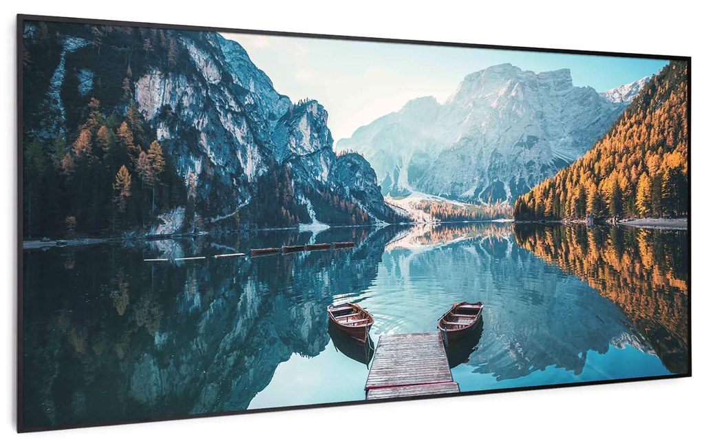 Klarstein Wonderwall Air Art Smart, инфрачервен отоплител, море вертикално, 120 х 60 см, 700 W