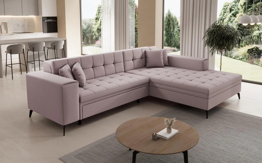 Ъглов диван Gessola-Right-Roz