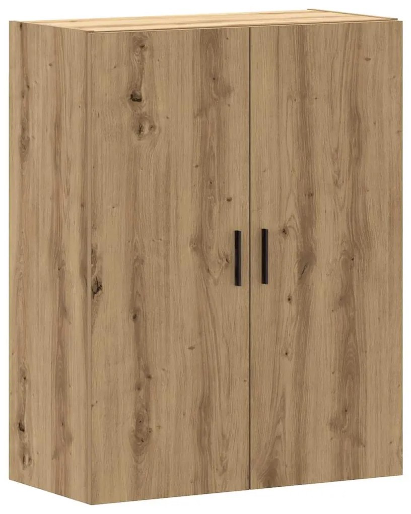 857293 vidaXL Стенни шкафове, дъб артизан, 69,5x34x90 см