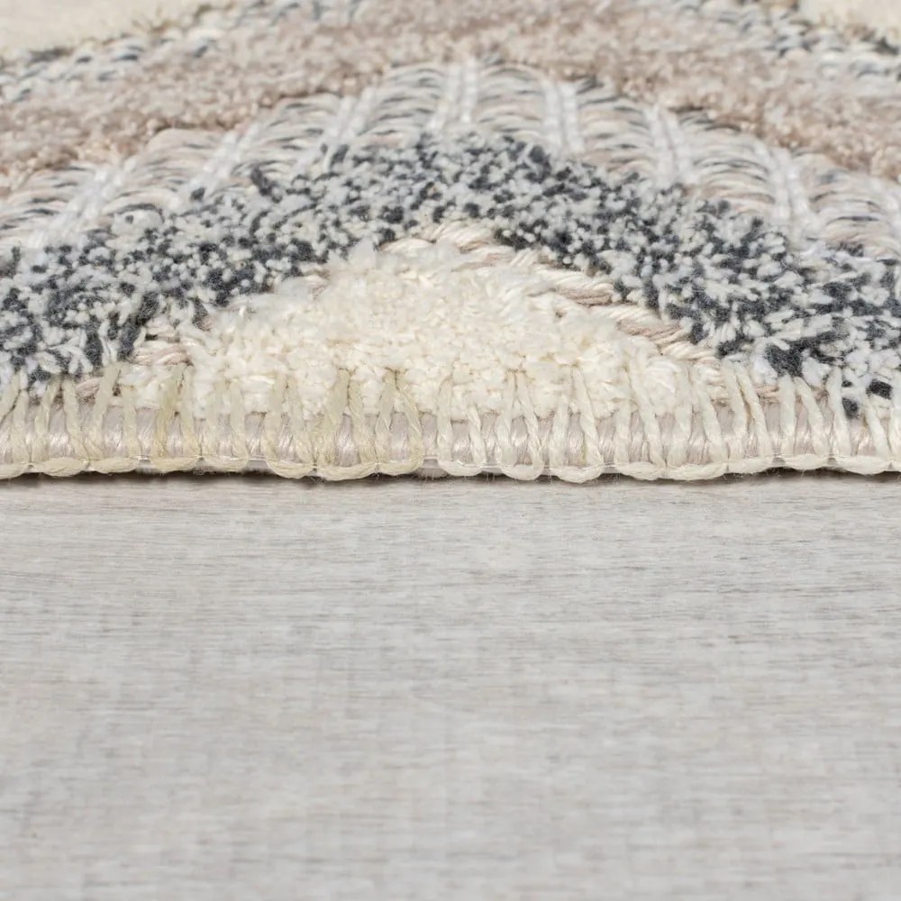 Сиво-бежов килим подходящ за пране 194x290 cm Beckett – Flair Rugs