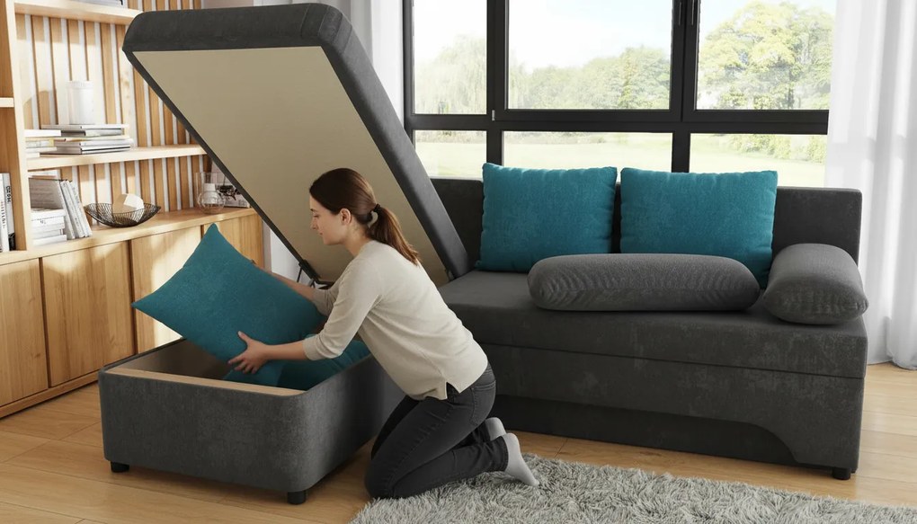 Разтегателен ъглов диван Неос