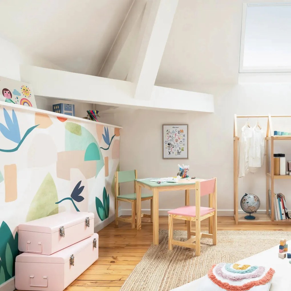 Детски сет кутии за съхранение atmosphera, Метал, 2 бр - Бял