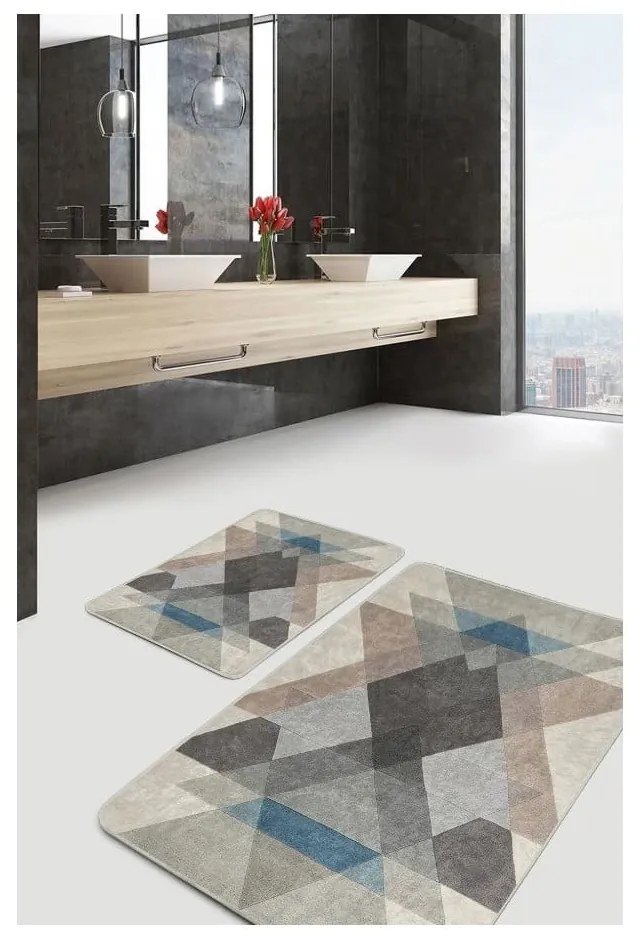 Кадифени килими за баня в комплект от 2 бр. 60x100 cm – Mila Home