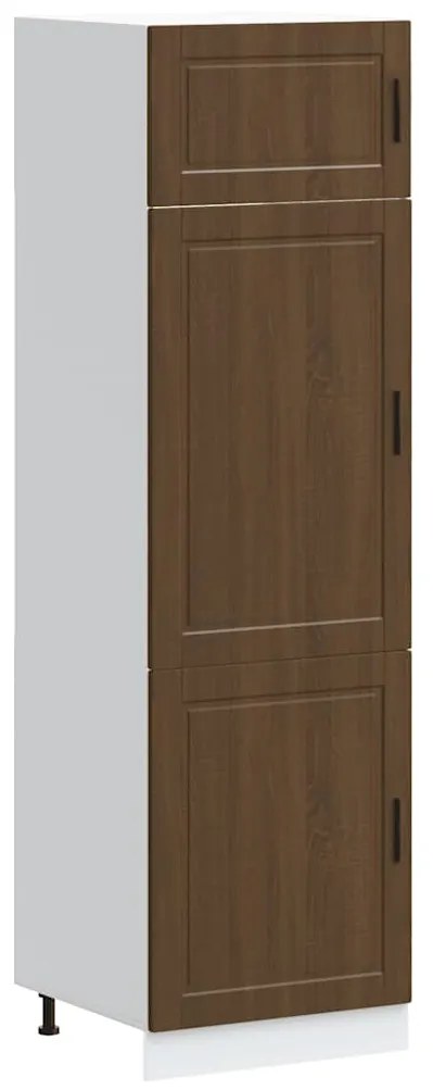 854114 vidaXL Кухненски шкаф Porto, кафяв дъб, инженерна дървесина