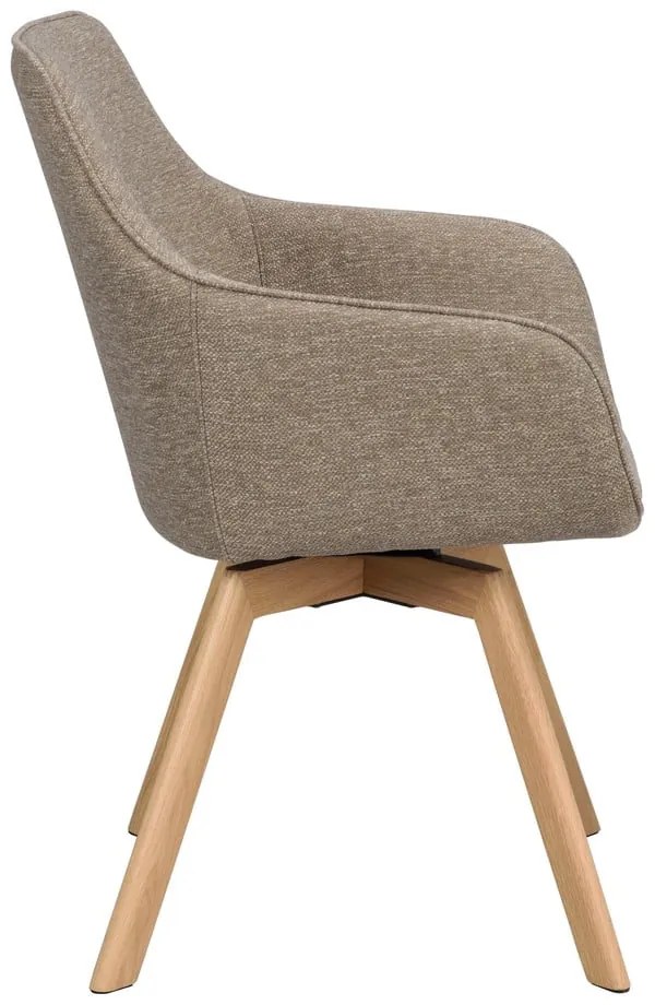 Бежови тапицирани трапезни столове в комплект 2 бр. Alison – Rowico