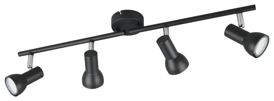 Черен прожектор ø 8 cm Cantar – Trio