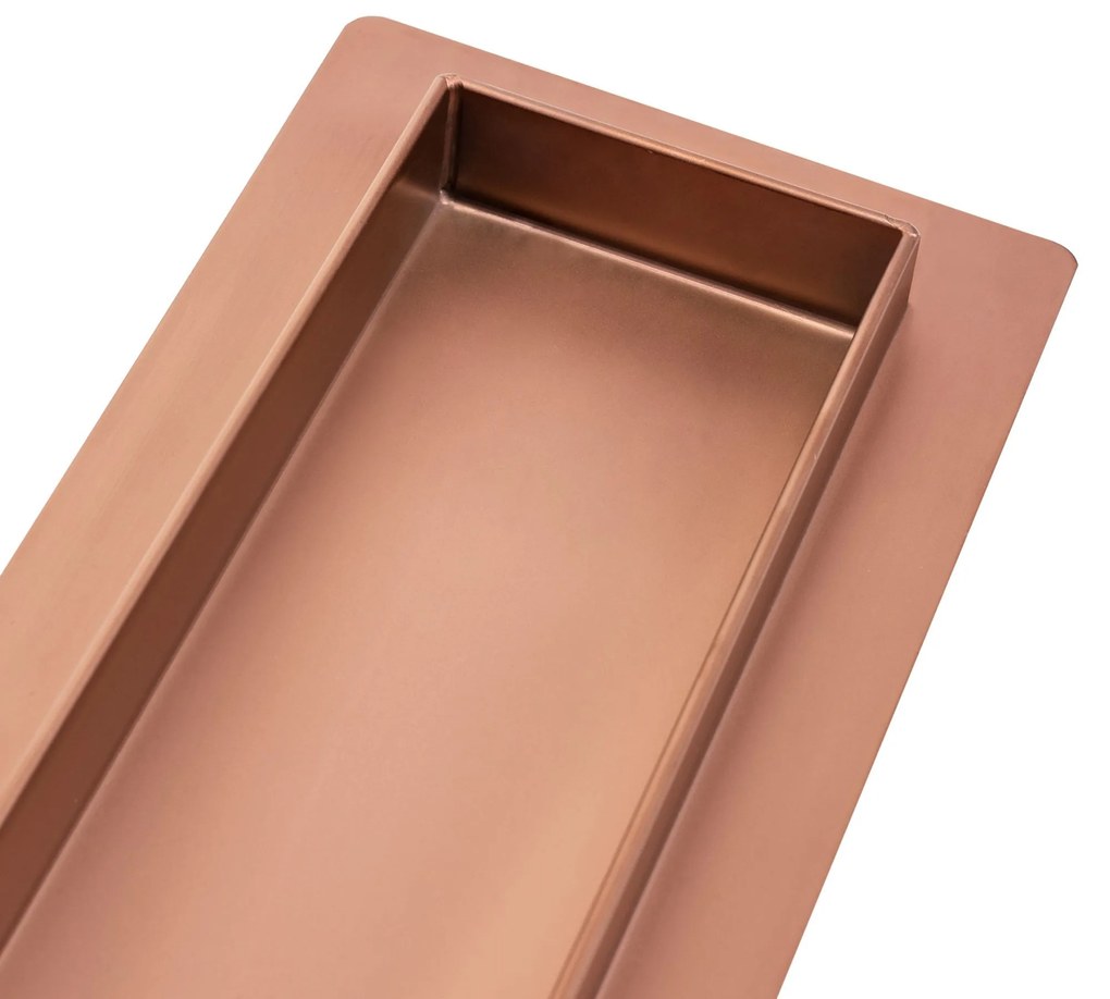 Линеен сифон Rea Pure Neo brushed copper 70