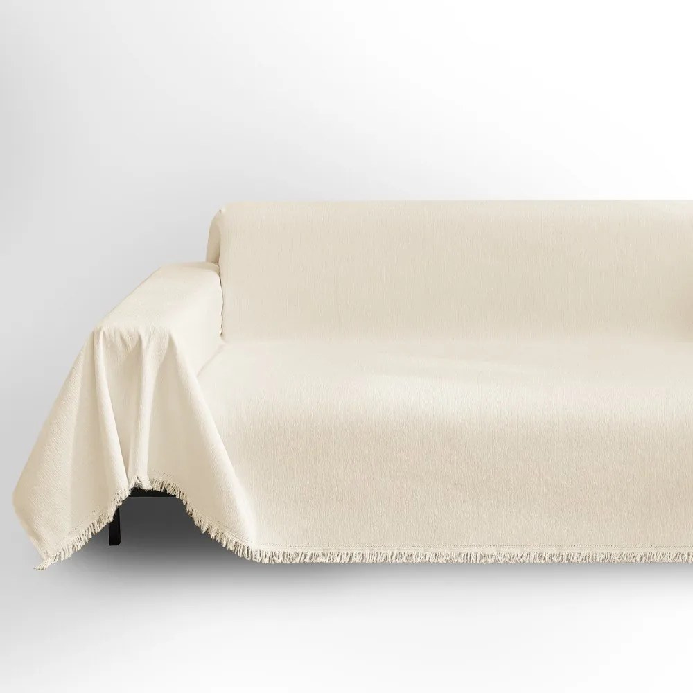 Кремаво четириместно покривало за диван Talo – Filumi