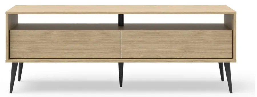 Масичка за телевизор с дъбов декор в естествен цвят 150x54 cm Lake - TemaHome